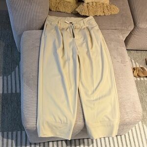 Free People Butter Yellow Trousers